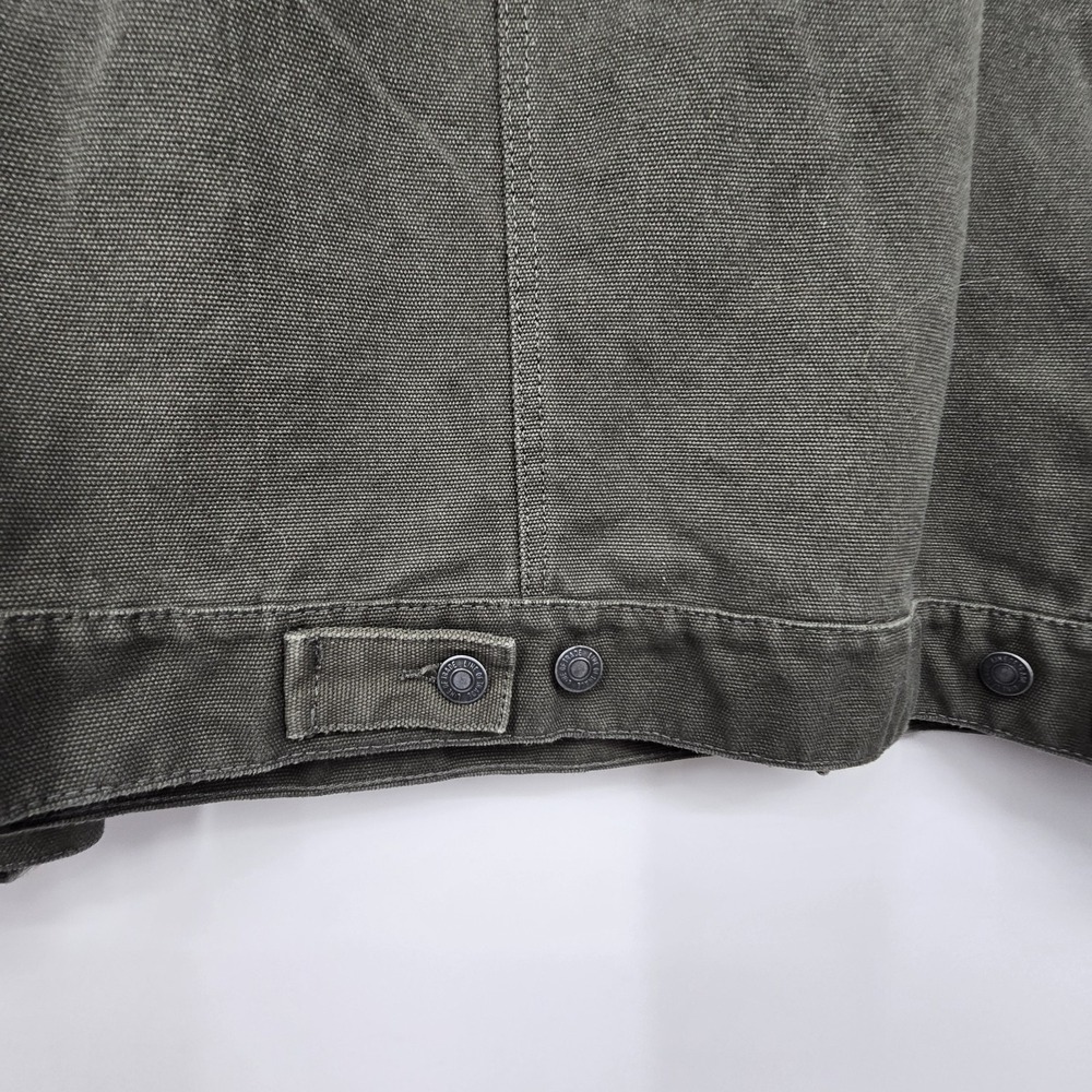 Line of Trade The Montana Canvas Trucker Jacket Men 2XL Ranger Green Casual Work - Picture 11 of 12